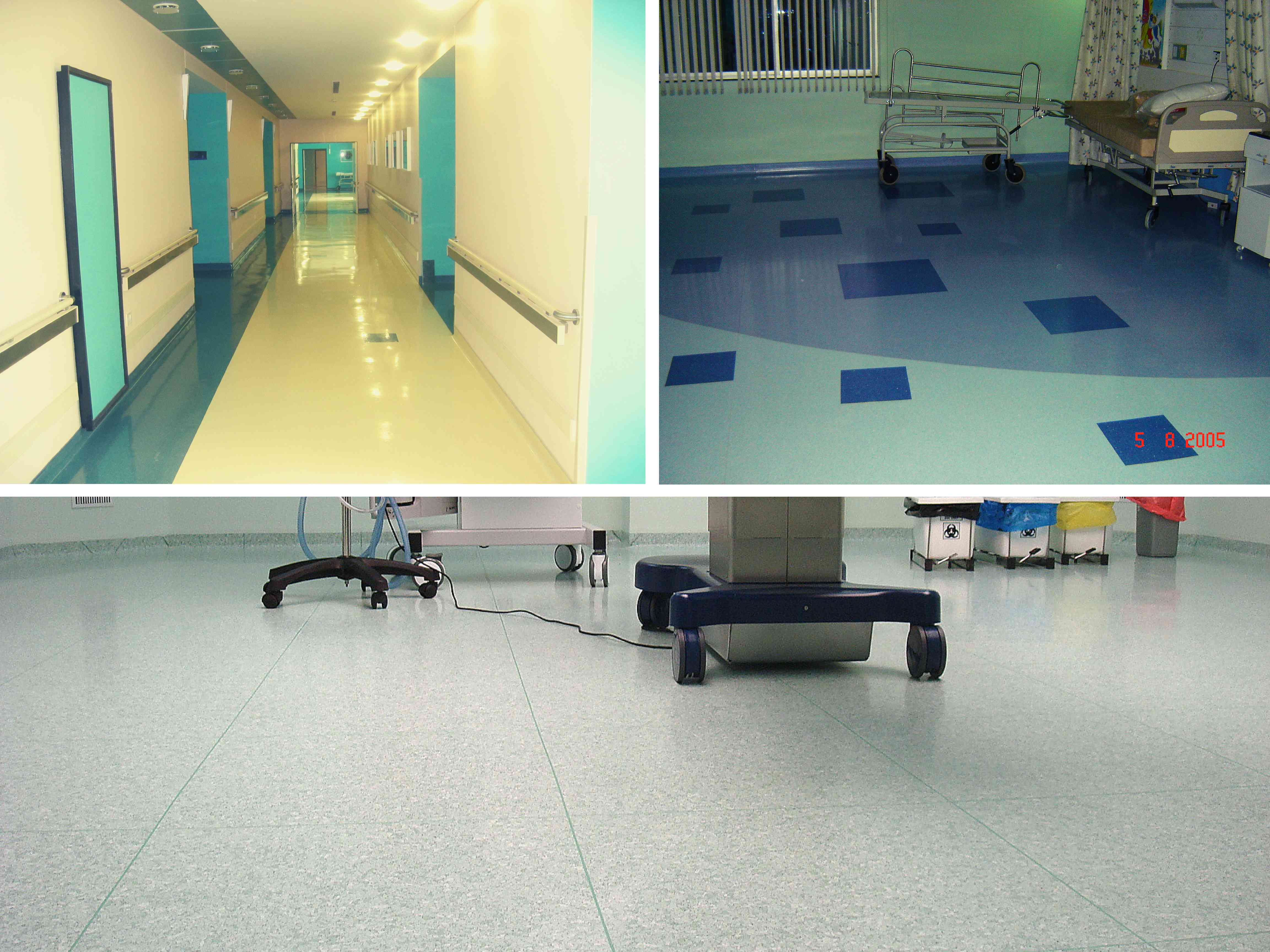 vinyl flooring installation of Columbia Asia Hospital hebbal bangalore